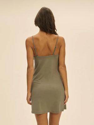 Simone Perele - Aurore Short Nightdress Clay Green