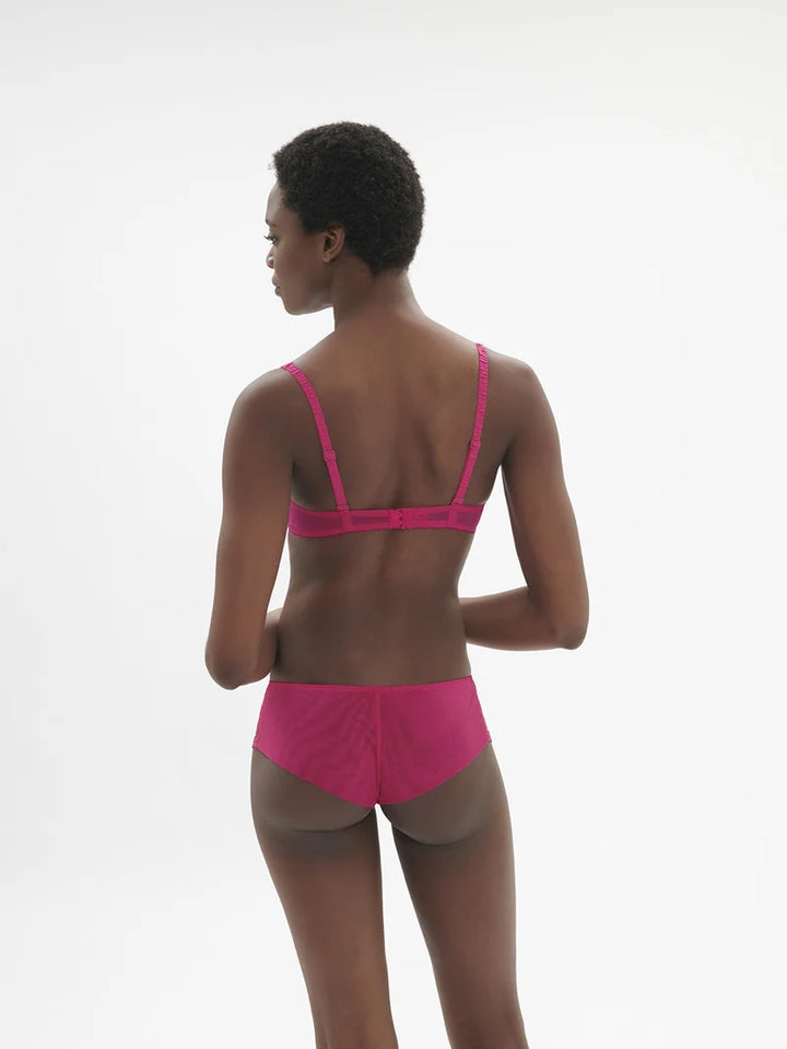 Simone Perele - Intrigue Sheer Plunge Bra Disco Pink