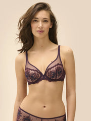Simone Perele - Intrigue Sheer Plunge Bra Fig