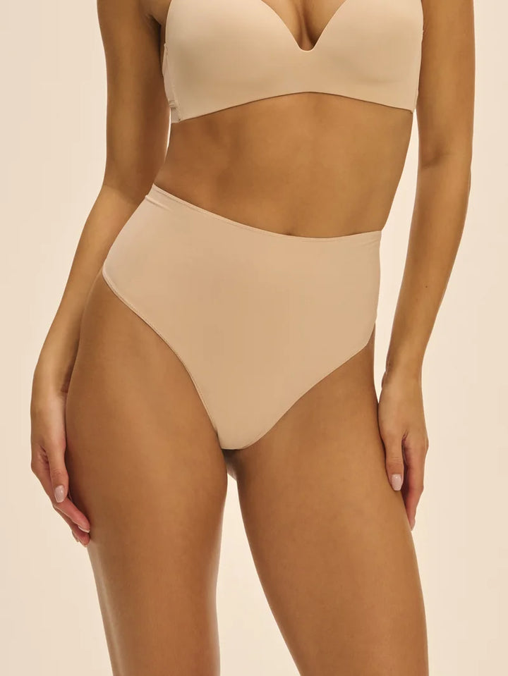 Simone Perele - Story High Waist String Peau Rosée