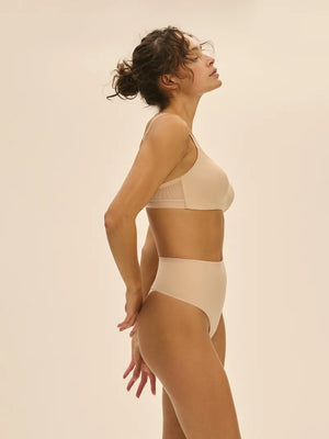 Simone Perele - Story High Waist String Peau Rosée