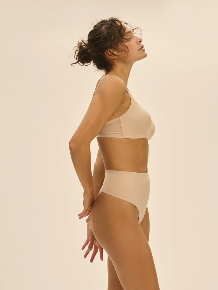 Simone Perele - Story High Waist String Peau Rosée