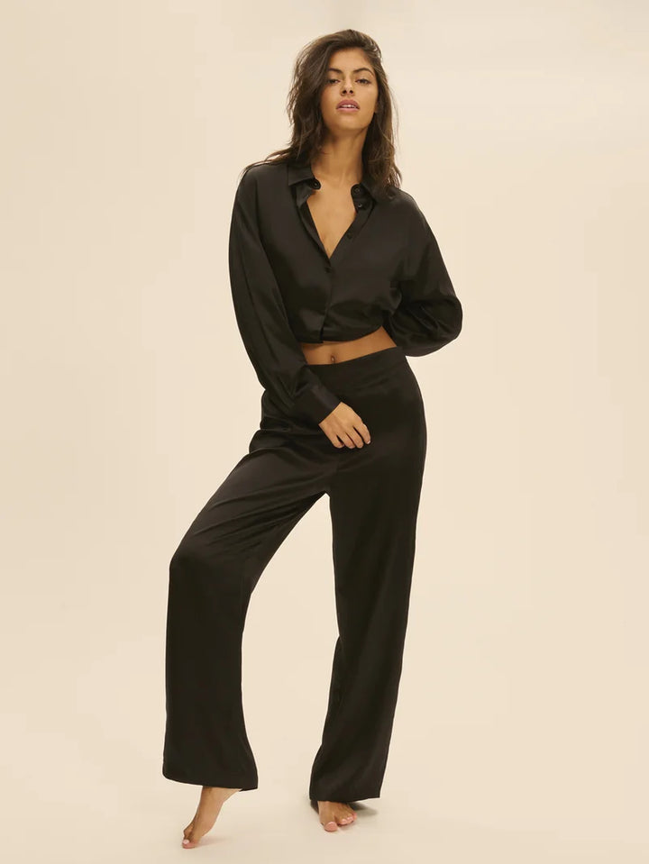 Simone Perele - Love Me Silk Trouser Pant Black