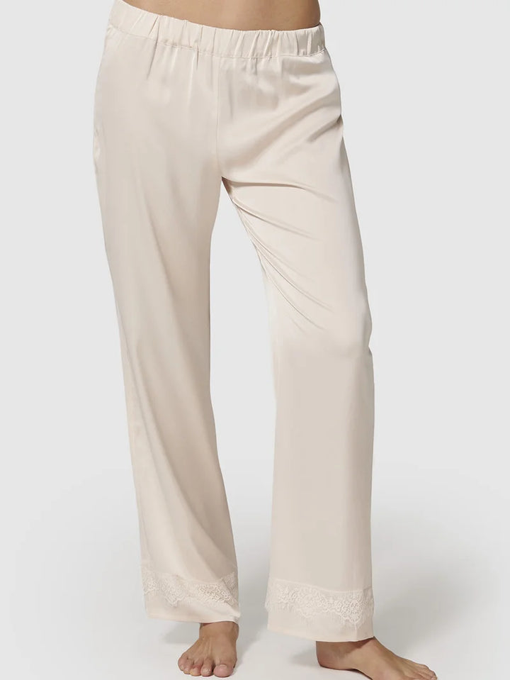 Simone Perele - Satin Secrets Silk Trouser Pant Sakura Pink