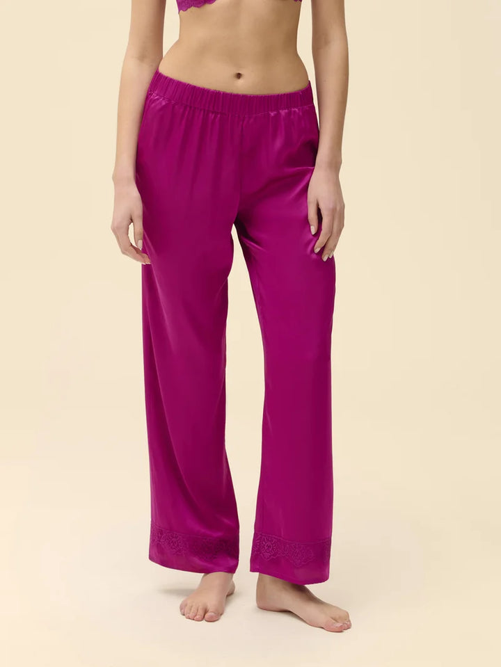 Simone Perele - Satin Secrets Silk Trouser Pant Azalea