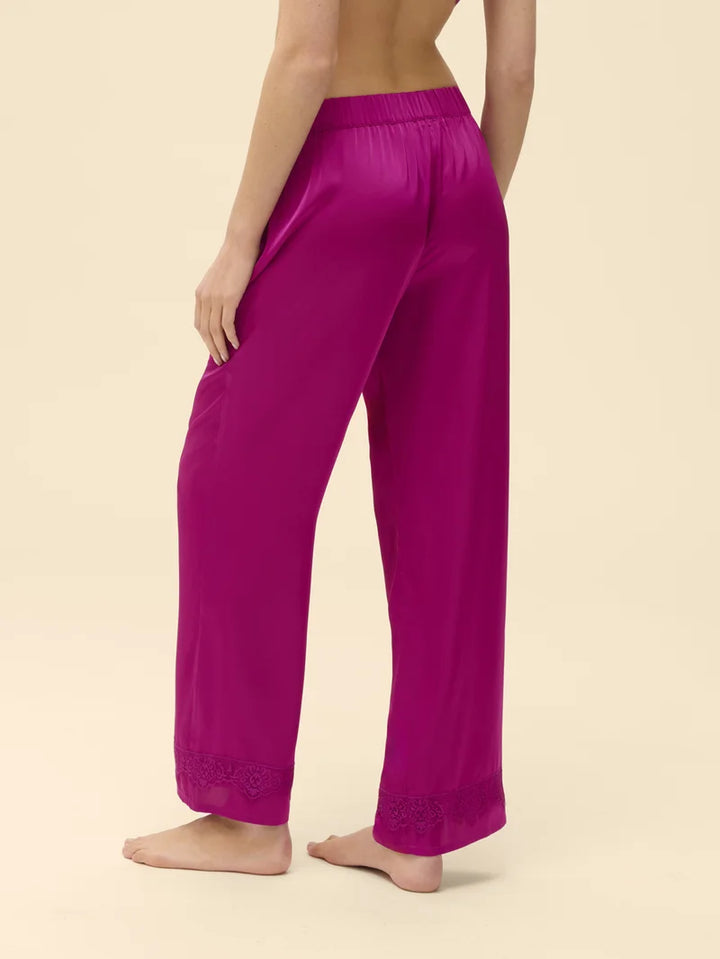 Simone Perele - Satin Secrets Silk Trouser Pant Azalea