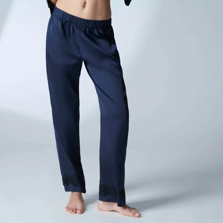 Simone Perele - Satin Secrets Silk Trouser Pant Full Moon