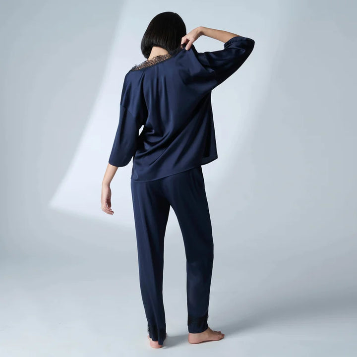 Simone Perele - Satin Secrets Silk Trouser Pant Full Moon