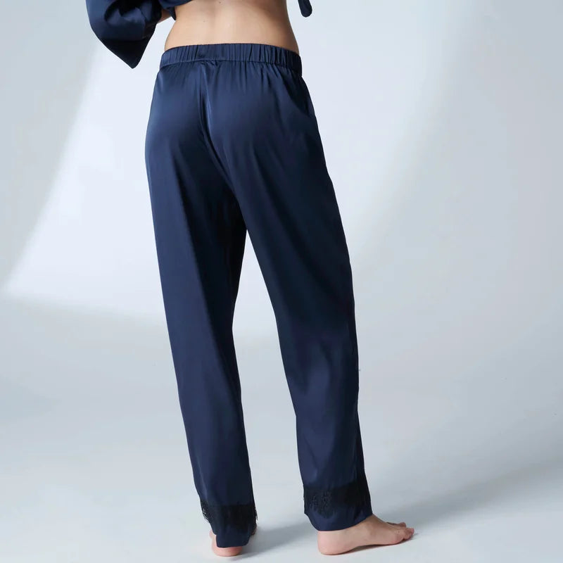 Simone Perele - Satin Secrets Silk Trouser Pant Full Moon