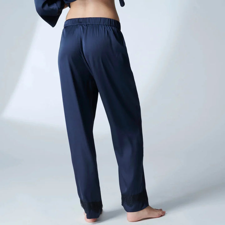 Simone Perele - Satin Secrets Silk Trouser Pant Full Moon