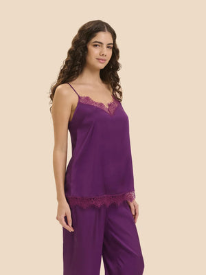 Simone Perele - Satin Secrets Top Blackberry