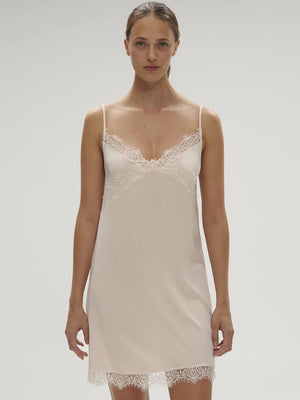 Simone Perele - Satin Secrets Short Nightdress Sakura Pink
