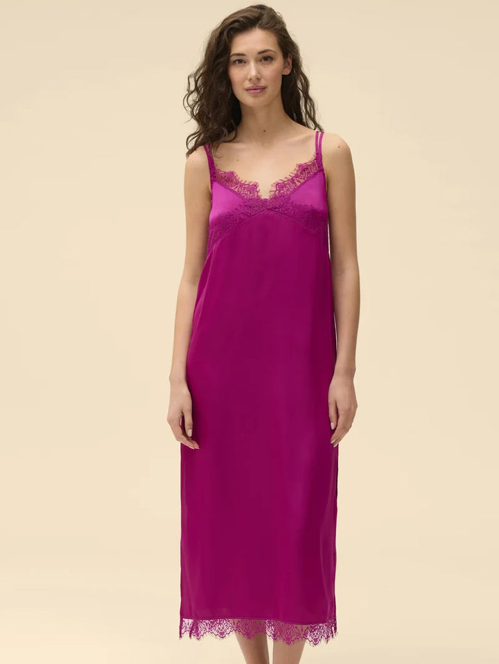 Simone Perele - Satin Secrets Long Nightdress Azalea