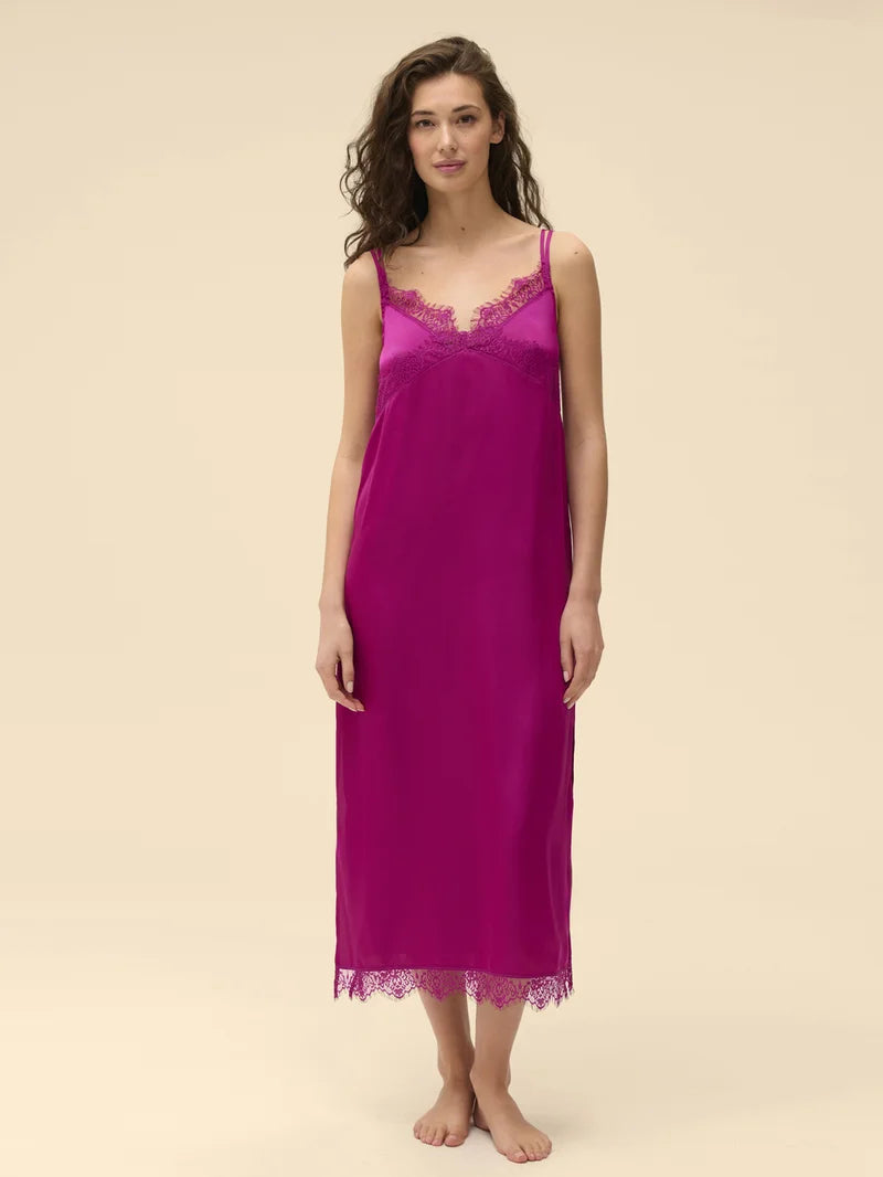 Simone Perele - Satin Secrets Long Nightdress Azalea