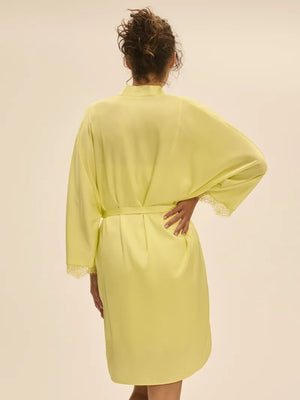 Simone Perele - Satin Secrets Kimono Summer Yellow