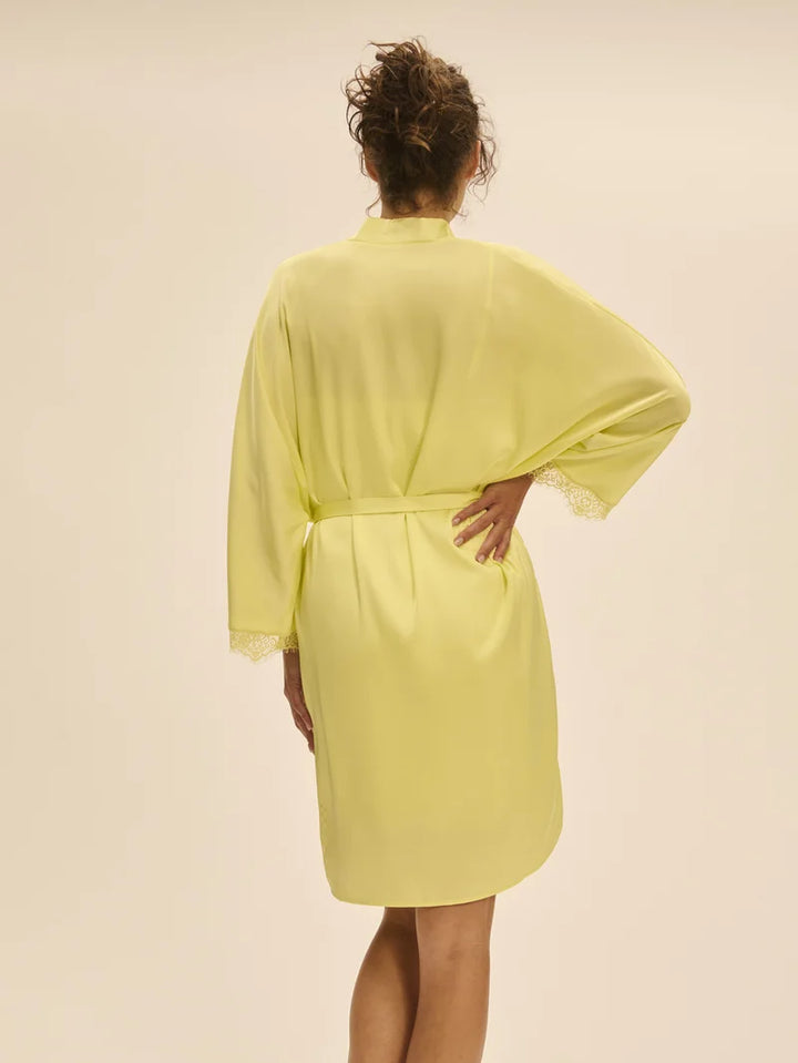 Simone Perele - Satin Secrets Kimono Summer Yellow