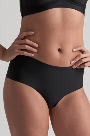 ByeBra - Bum Lifts & Underwear 2- Pack Invisible High Brief Beige & Black