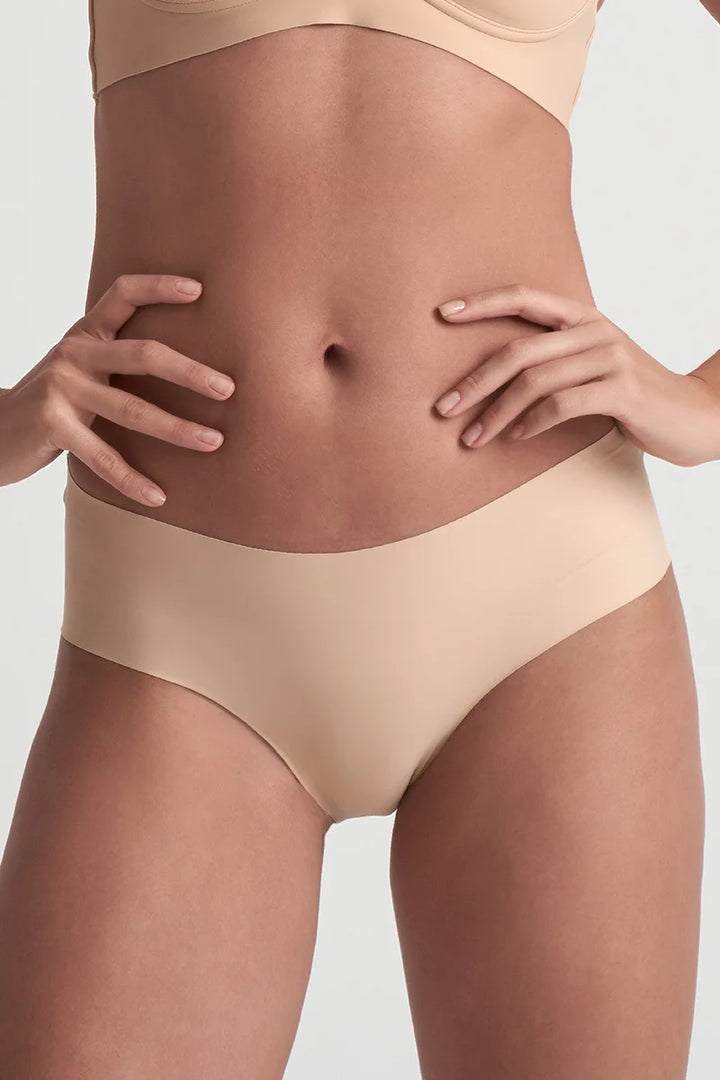 ByeBra - Bum Lifts & Underwear 2- Pack Invisible Hipster Beige & Black