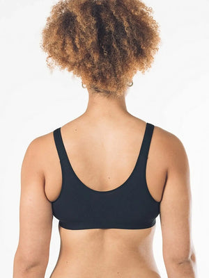 Royce - Comfi Bra Front Fastening Cotton Bra Black