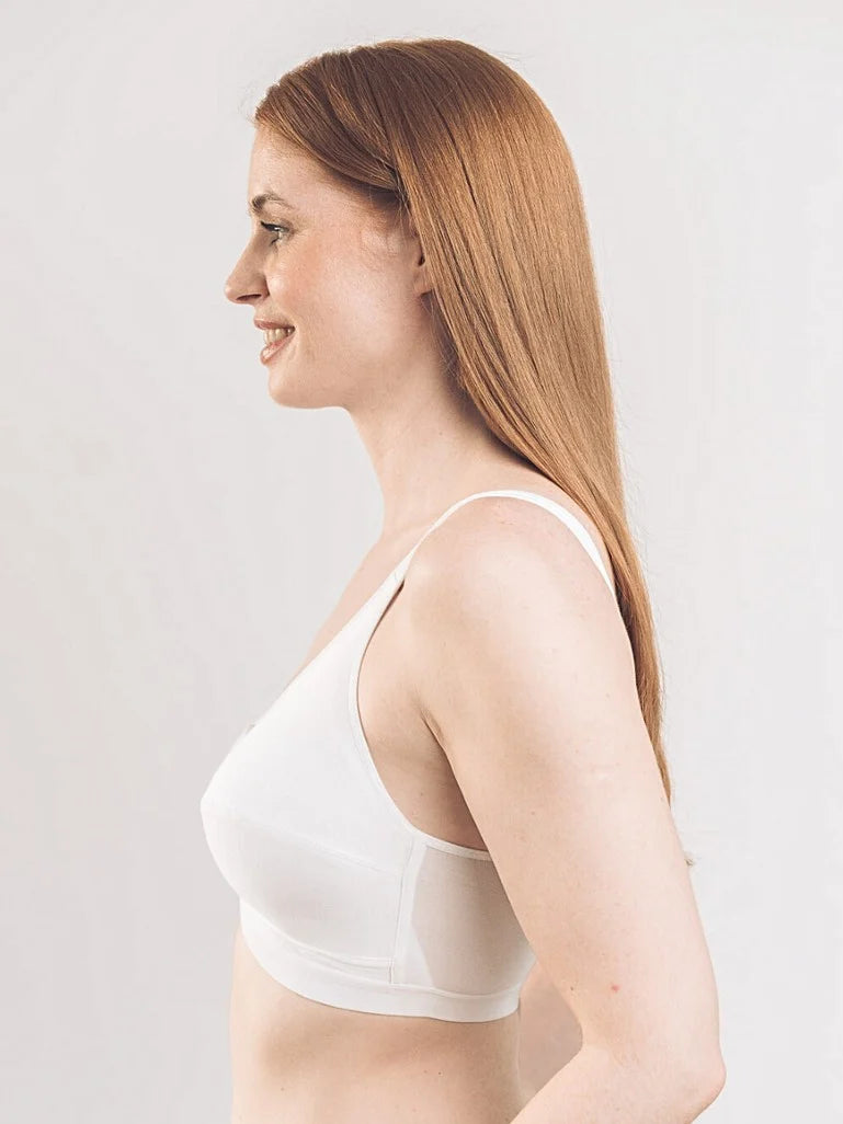 Royce - Comfi-Bra Wireless Stretch Bra White