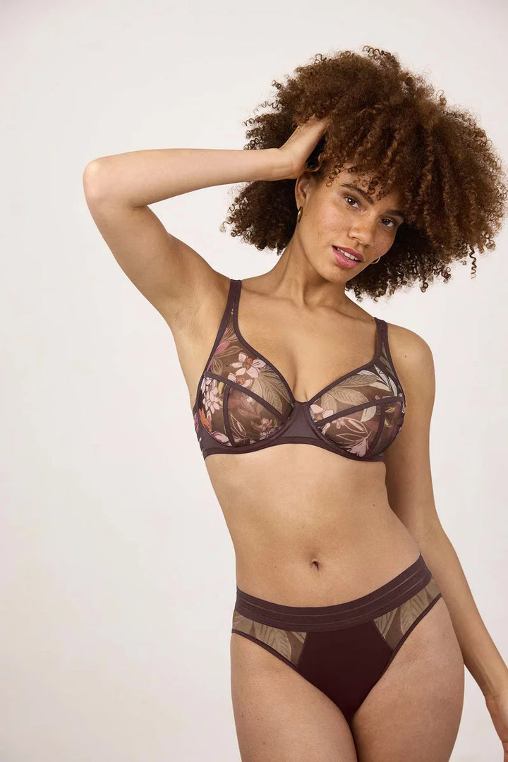 Lejaby - Nufit Garden 3 Part Underwire Bra Nighty Garden