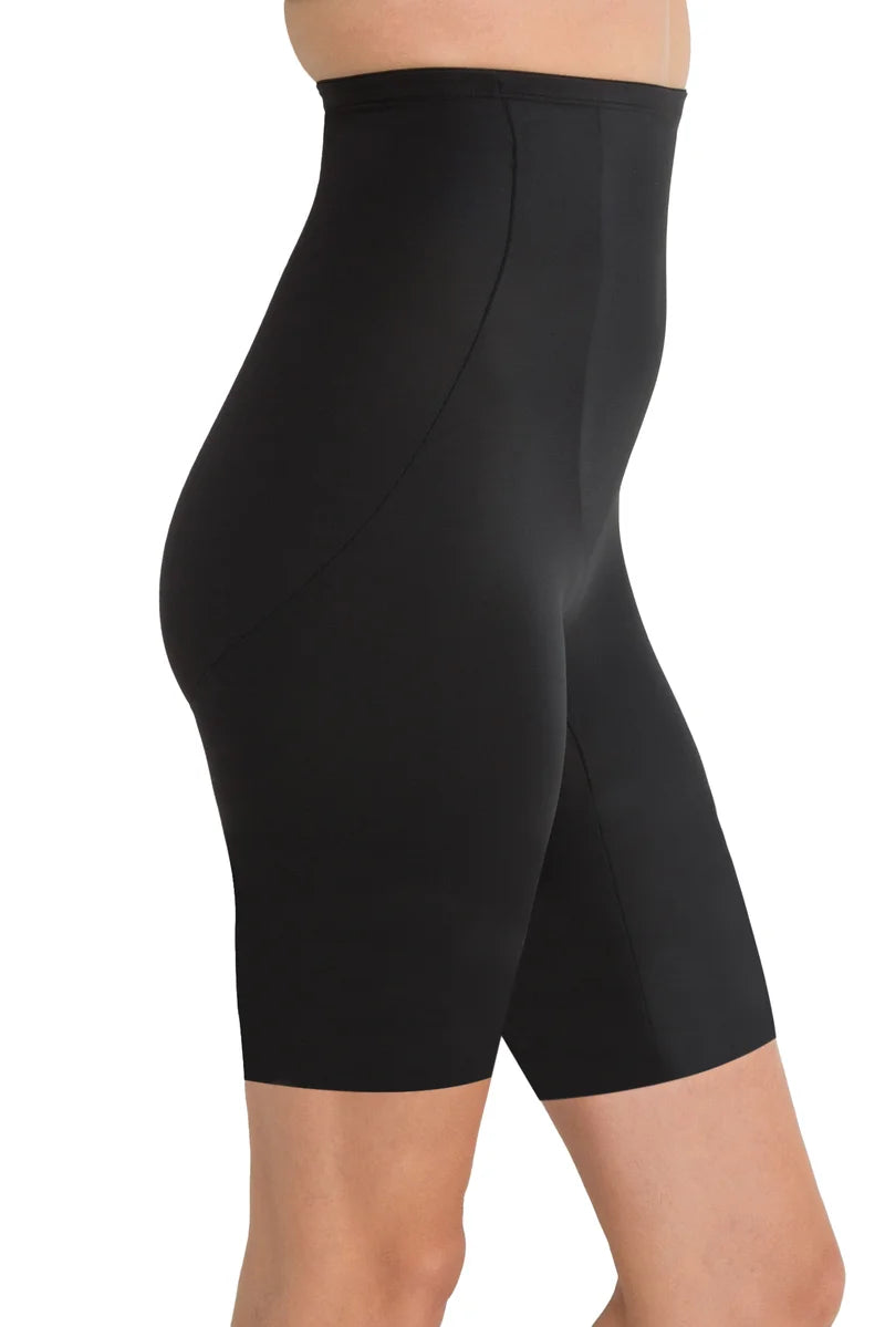 Cupid Shapewear - Fine Shapewear Hi Waist Thigh Slimmer Black