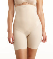 Cupid Shapewear - Fine Shapewear Hi Waist Thigh Slimmer Nude