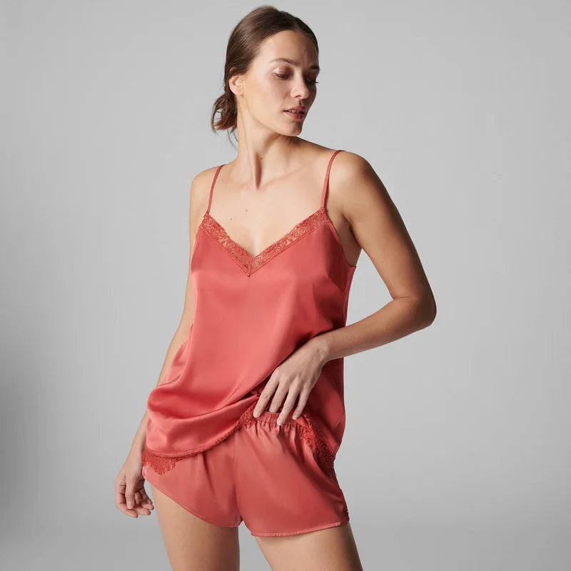 Simone Perele - Satin Secrets Night Short Qwartz Pink