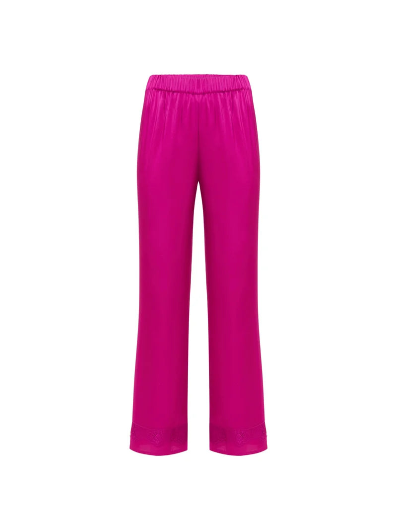 Simone Perele - Satin Secrets Silk Trouser Pant Azalea
