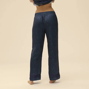 Simone Perele - Satin Secrets Silk Trouser Pant Feline Blue