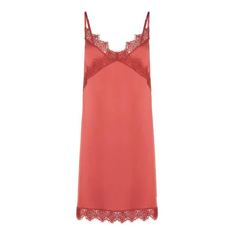 Simone Perele - Satin Secrets Short Nightdress Qwartz Pink