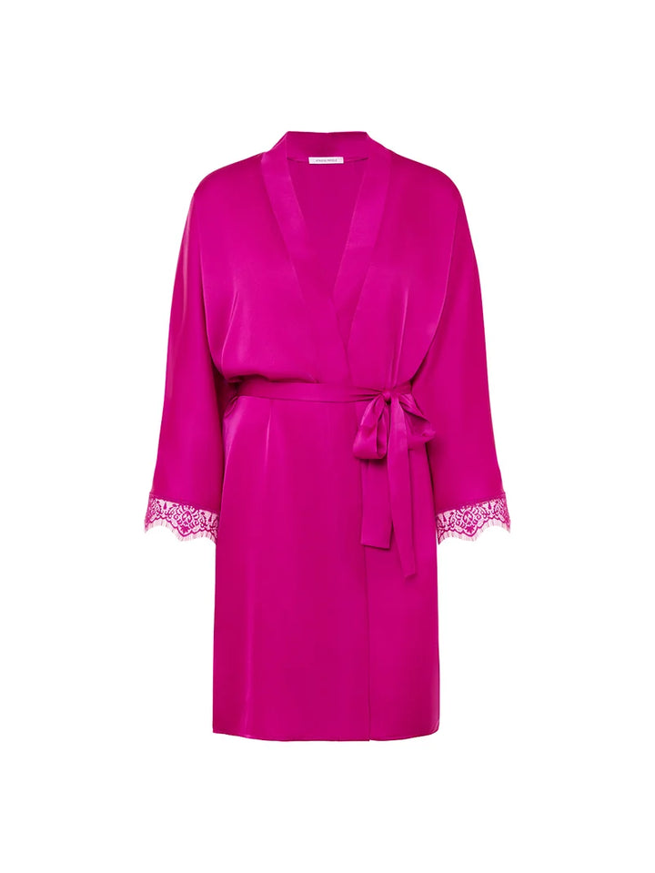 Simone Perele - Satin Secrets Kimono Azalea