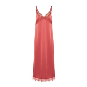 Simone Perele - Satin Secrets Long Nightdress Qwartz Pink