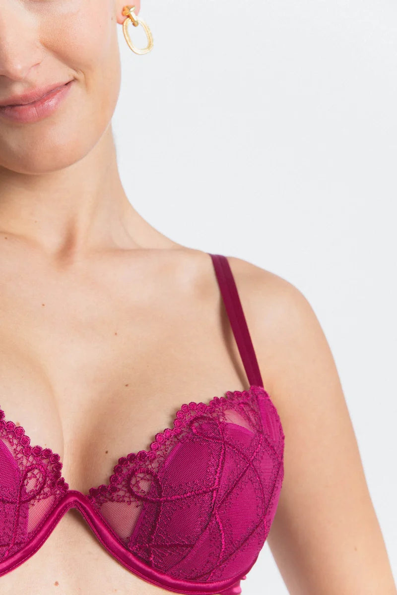 Lejaby - Bold Push Up Bra Berry