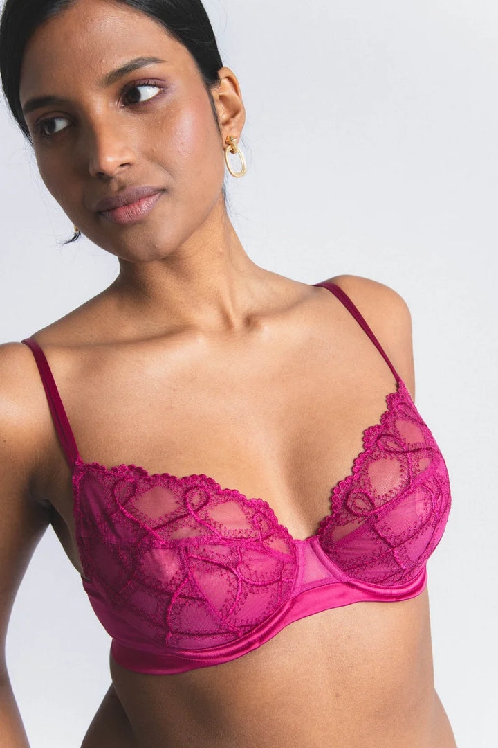 Lejaby - Bold 3 Part Underwire Bra Berry