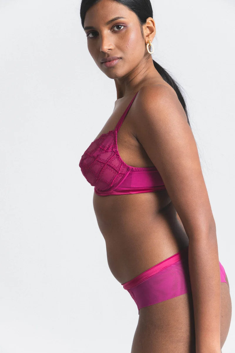 Lejaby - Bold 3 Part Underwire Bra Berry