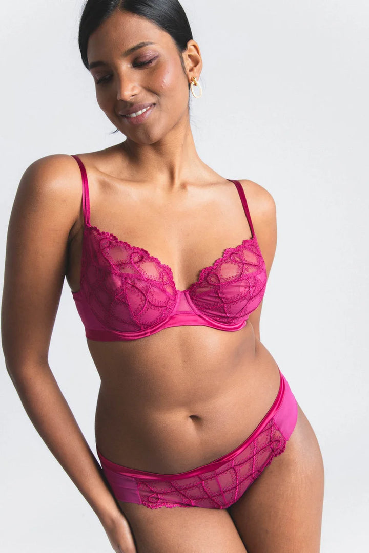 Lejaby - Bold 3 Part Underwire Bra Berry