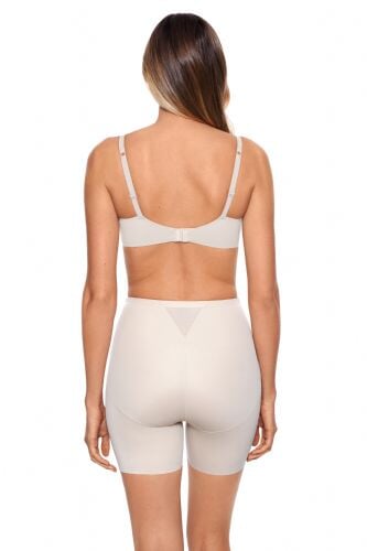 Miraclesuit Shapewear - Tummy Tuck Cintura Bicicleta Corta Cálido Beige Shapewear Pierna Larga Miraclesuit Shapewear