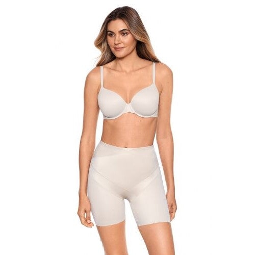 Miraclesuit Shapewear - Tummy Tuck Waistline Bike Short Warm Beige Shapewear Long Leg Miraclesuit Shapewear 