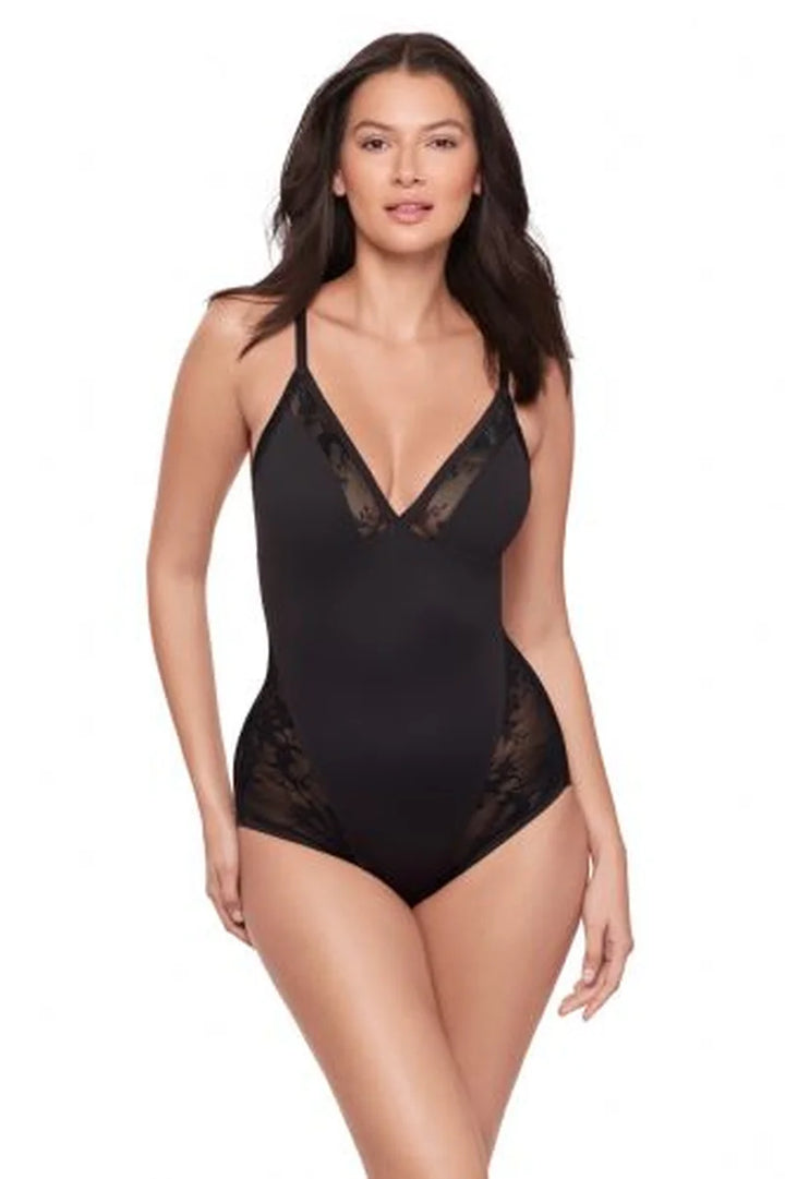 Miraclesuit Shapewear - Modern Romance Shaping Bodysuit Black