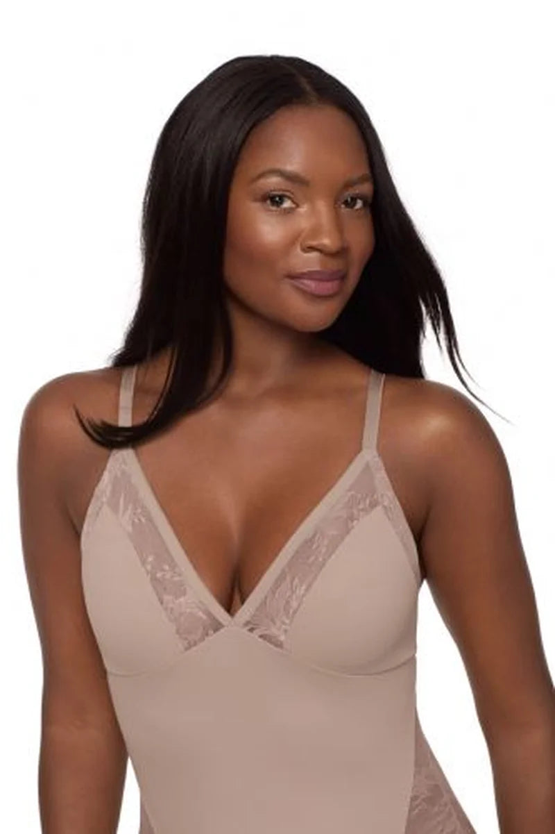 Miraclesuit Shapewear - Modern Romance Shaping Bodysuit Warm Beige