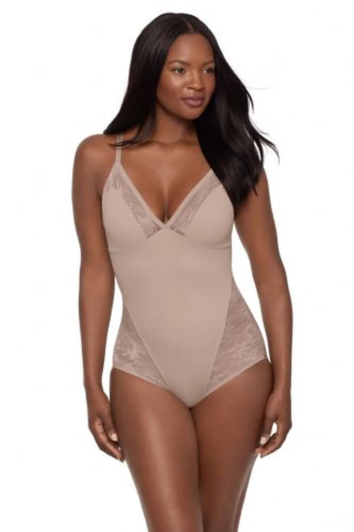 Miraclesuit Shapewear - Modern Romance Shaping Bodysuit Warm Beige