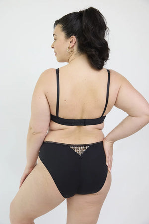 Lejaby - Back In Black Non-Padded Half Cup Bra Black