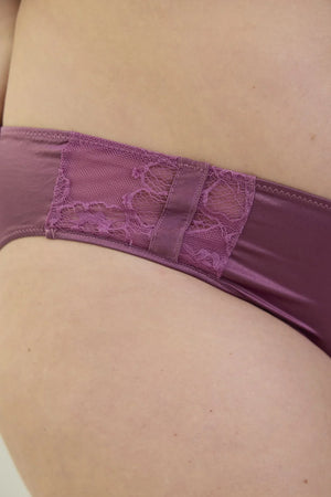 Lejaby - Silk N Lace Brief Rubis Rose