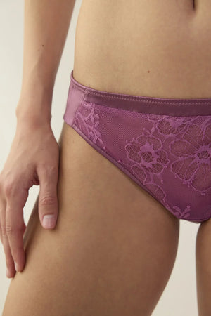 Lejaby - Silk N Lace Tanga Rubis Rose