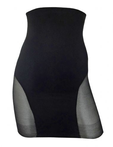 Miraclesuit 塑身衣 - 性感透明高腰襯裙黑色塑身衣 吊帶裙 Miraclesuit 塑身衣