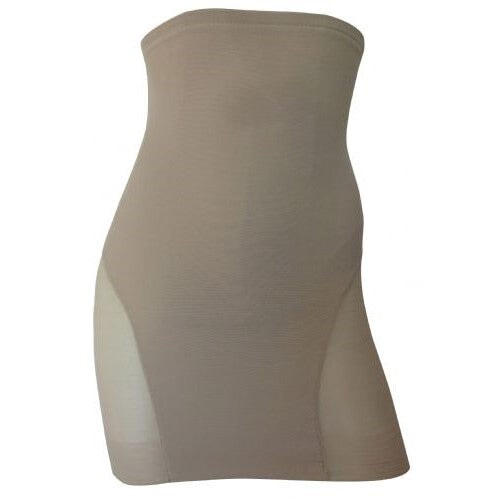 Miraclesuit Shapewear - 섹시한 시어 하이 웨이스트 슬립 웜 베이지 쉐이프웨어 슬립 Miraclesuit Shapewear