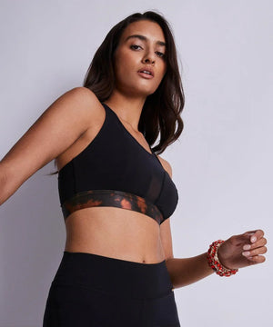 Aubade - Hot Motion Open Sports Bra Noir