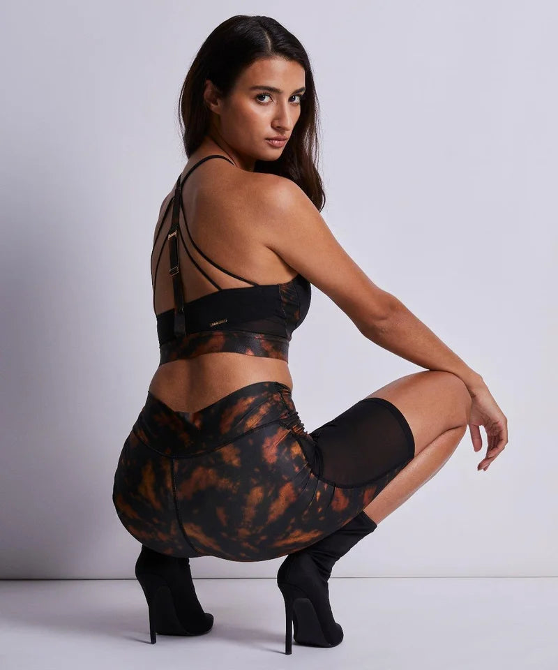 Aubade - Hot Motion Biker Shorts Amber Jungle