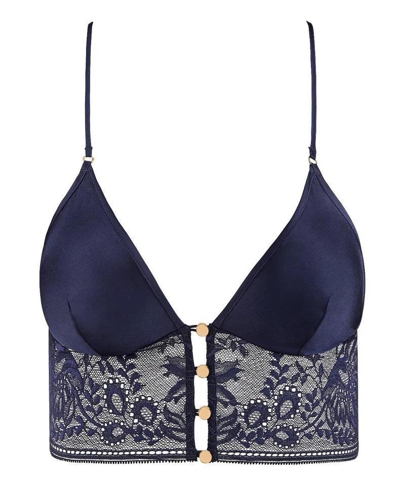 Aubade - Midnight Whisper Bralette Evening Blue